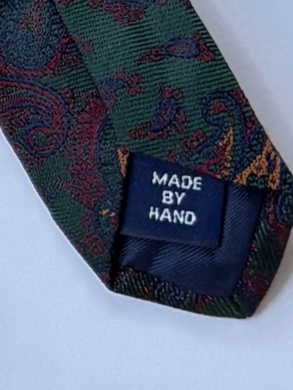 Preppy Paisley Handmade Tie